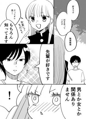 A Romcom With A Girly Guy And A Boyish Girl - Manga2.Net cover