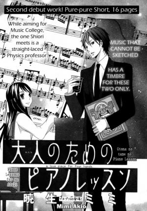 Otona No Tame No Piano Lesson - Manga2.Net cover