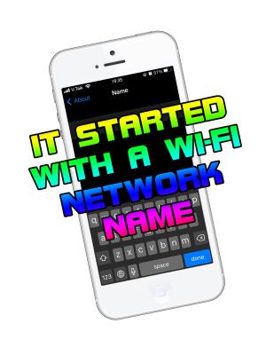 It Started With A Wi-Fi Network Name - Manga2.Net cover