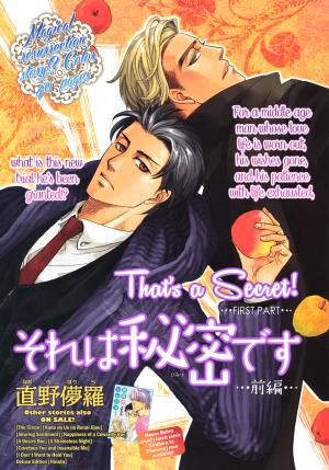 Sore Wa Himitsu Desu - Manga2.Net cover